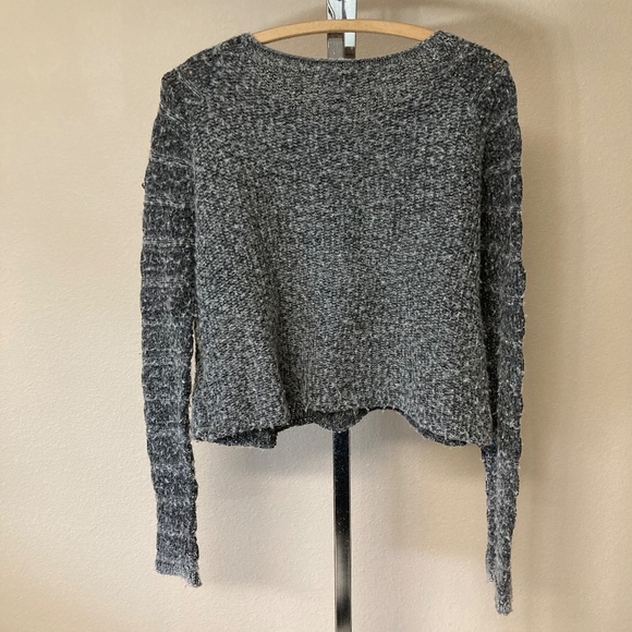 Helmut Lang Pullover Sweater Medium Grey Extra Long Sleeves Wool Alpaca Blend - Picture 7 of 7